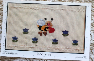 Little Memories Smocking Plate Bee Mine 133 OOP